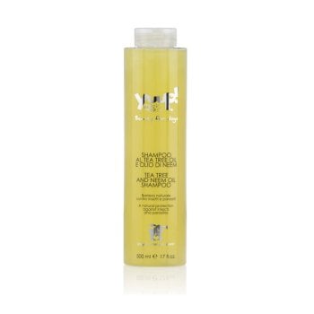 YUUP CANI E GATTI SHAMPOO AL TEA TREE E OLIO DI NEEM 500 ML - Azione repulsiva nei confronti di zanzare, tafani, zecche, mosche e pulci 
